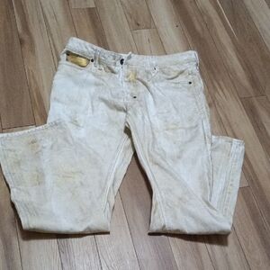 Men's Cream and gold Jeans